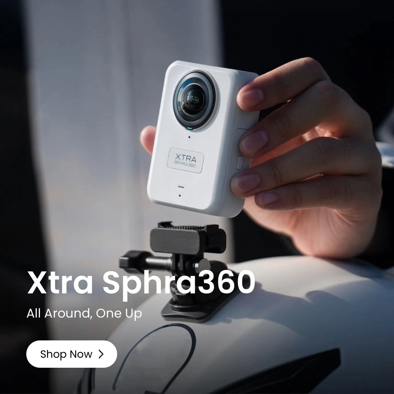 Xtra Sphra360 Action Camera,8K Volgging Camera,Waterproof,Panoramic Video,105GB