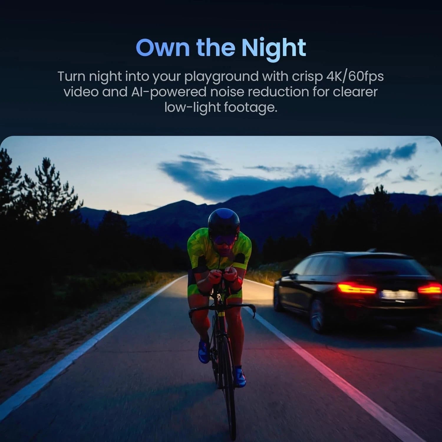 Xtra Edge Pro Action Camera,4K Vlogging Camera Waterproof,Night View,1/1.3''Sens