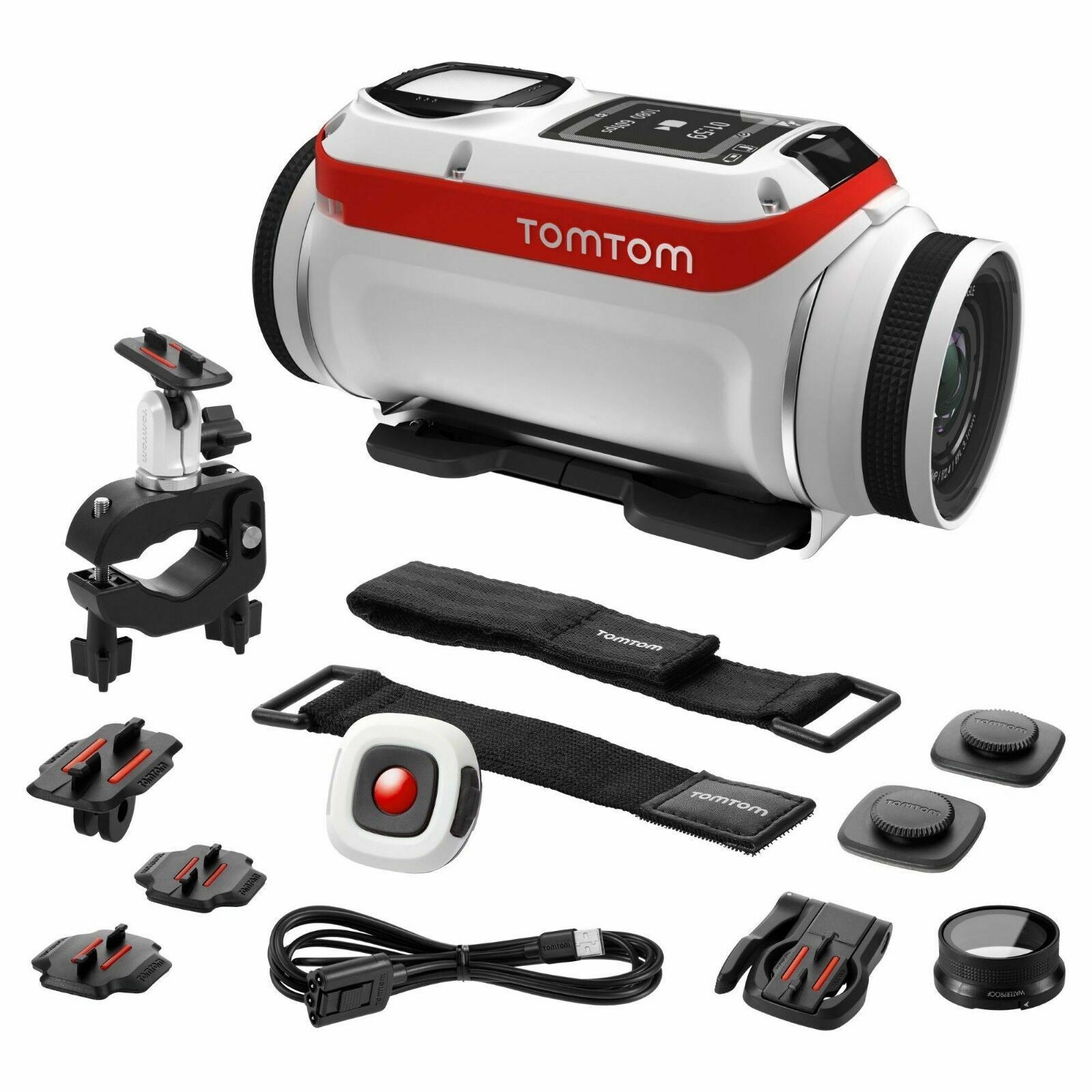 TomTom Bandit 4K UHD Action Video Camera PREMIUM PACK gps outdoor