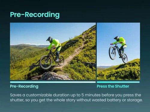 Xtra Sphra360 Action Camera,8K Volgging Camera,Waterproof,Panoramic Video,105GB