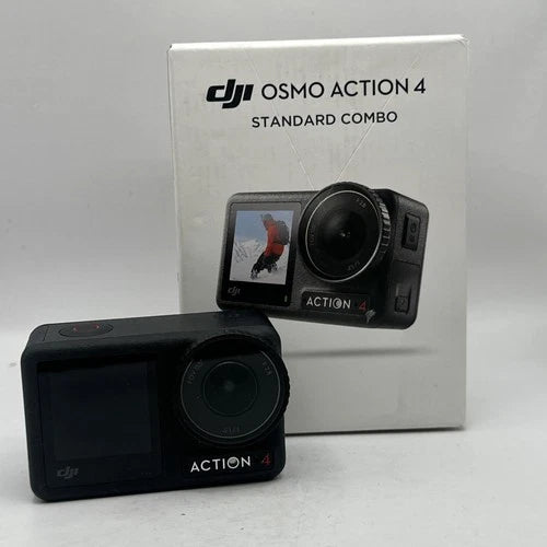 DJI Osmo Action 4 Standard Combo, 4K/120fps Waterproof Action Camera